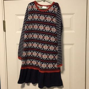 Hanna Anderson girls sweater dress